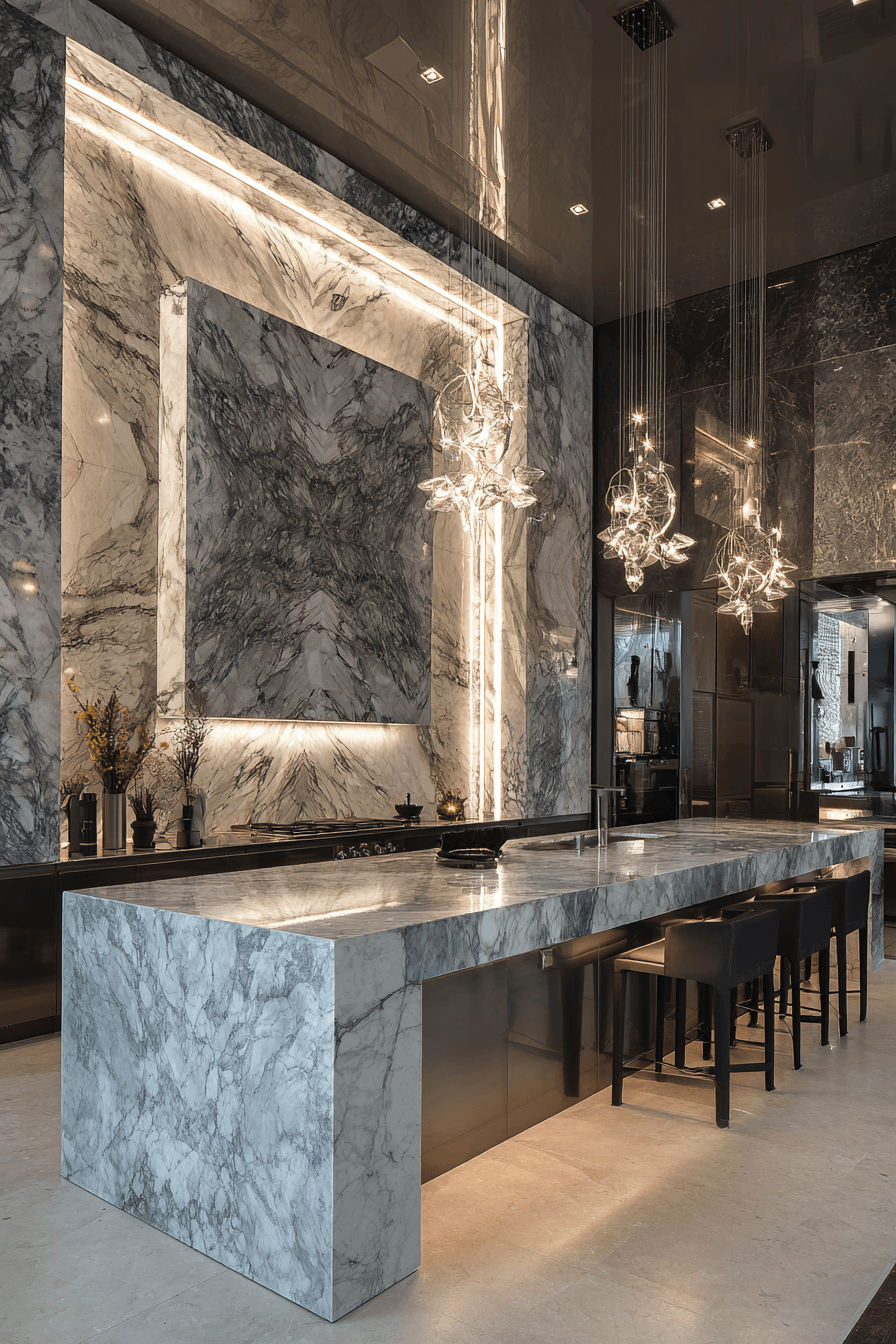 27 Gorgeous Stone Backsplash Kitchens That Feel High-End