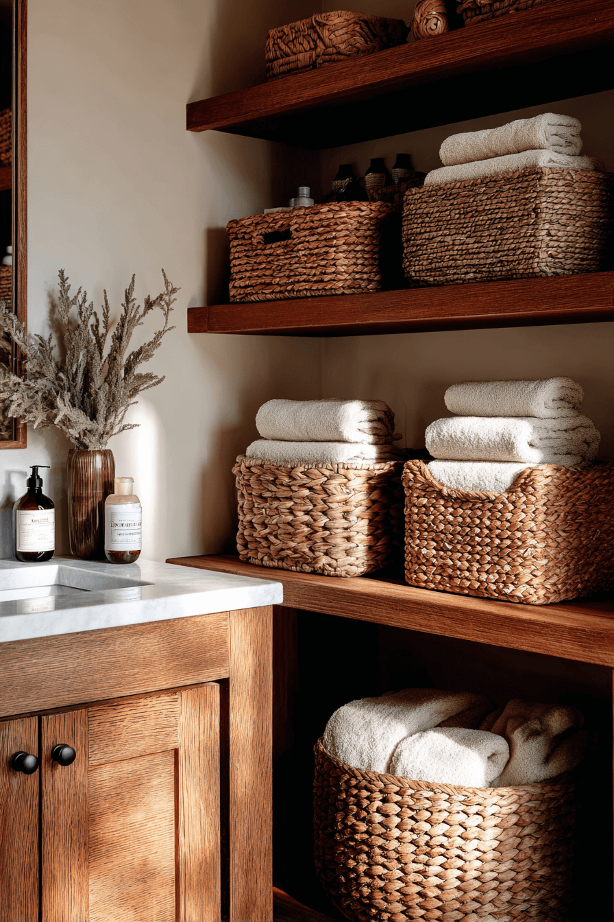 27 Rustic Bathroom Ideas That Feel Warm, Cozy, and Timeless