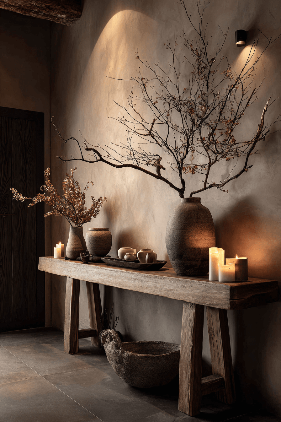 27 Wabi Sabi Entryway Ideas to Create a Peaceful Welcome