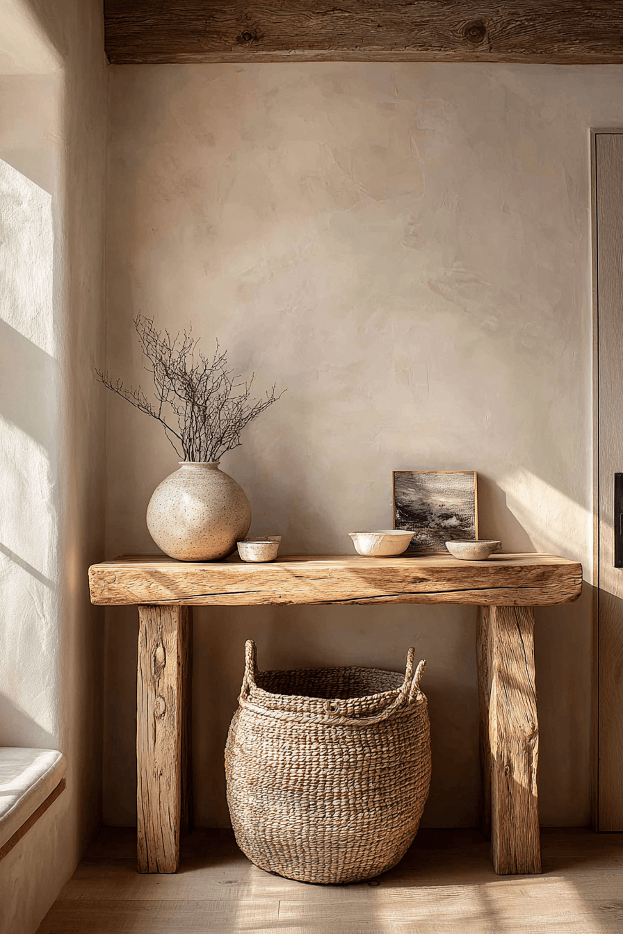 27 Wabi Sabi Entryway Ideas to Create a Peaceful Welcome