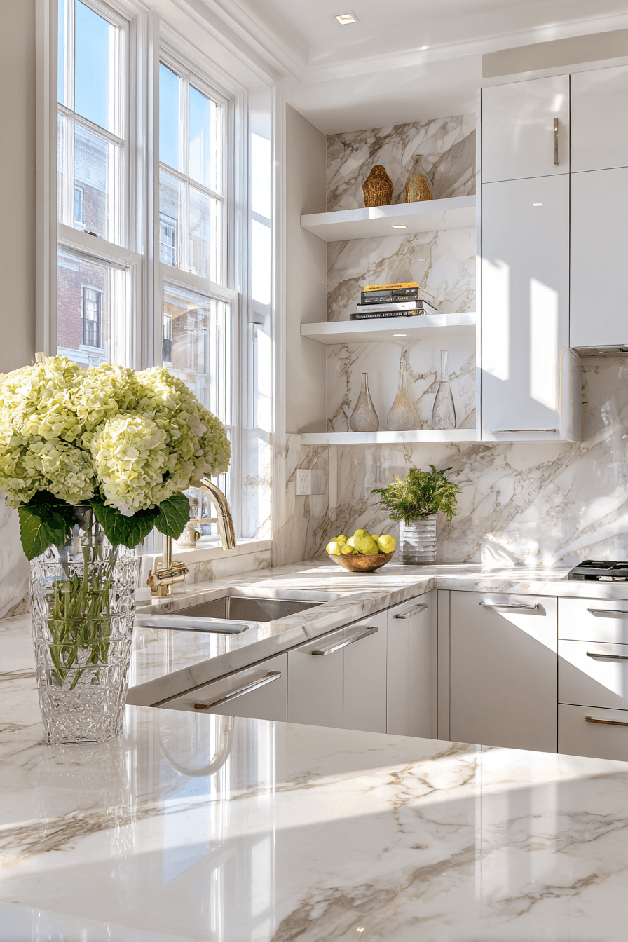 27 Gorgeous Stone Backsplash Kitchens That Feel High-End