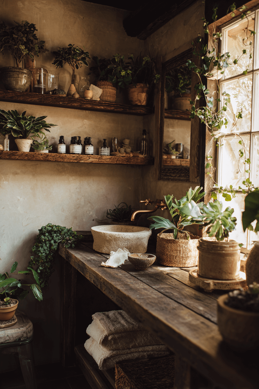 27 Rustic Bathroom Ideas That Feel Warm, Cozy, and Timeless