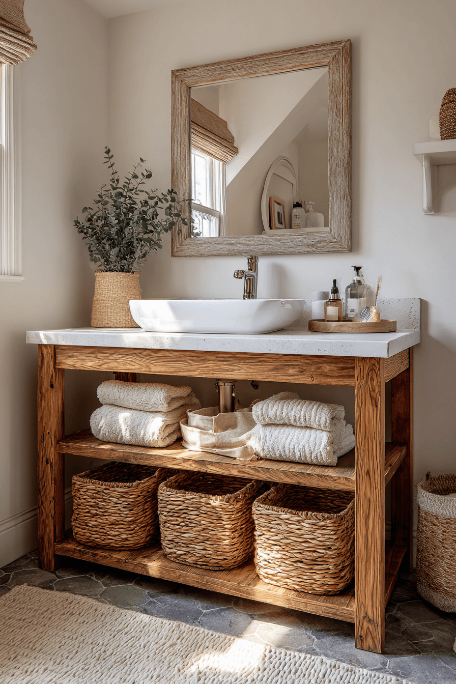 27 Rustic Bathroom Ideas That Feel Warm, Cozy, and Timeless