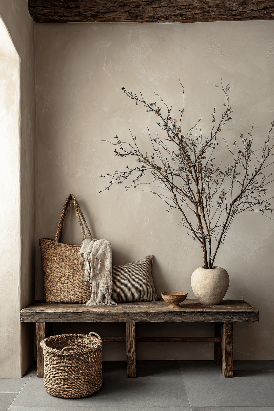 27 Wabi Sabi Entryway Ideas to Create a Peaceful Welcome
