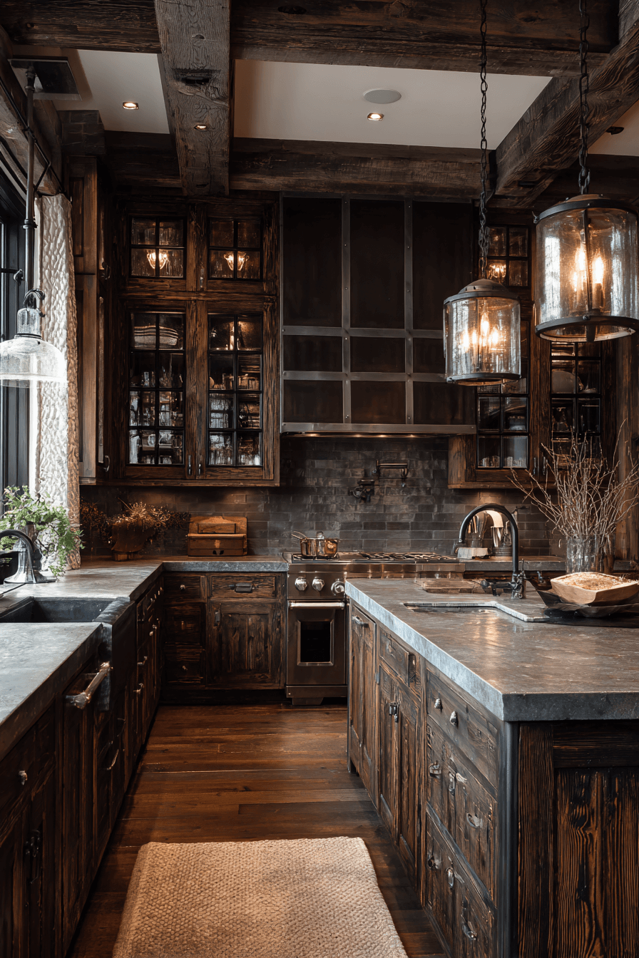 27 Dark Wood Kitchen Cabinets That Make Your Kitchen Look Expensive