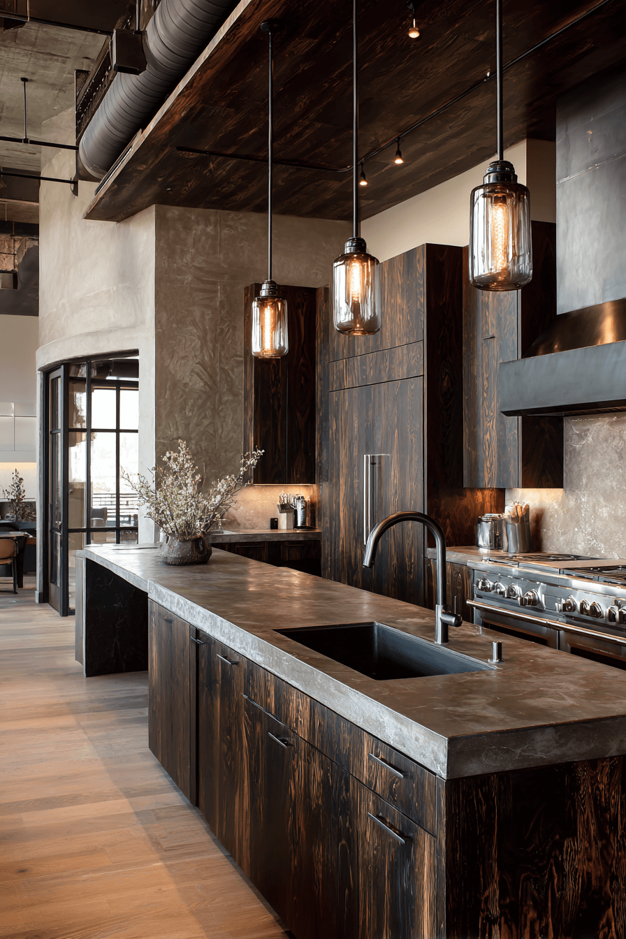 27 Dark Wood Kitchen Cabinets That Make Your Kitchen Look Expensive