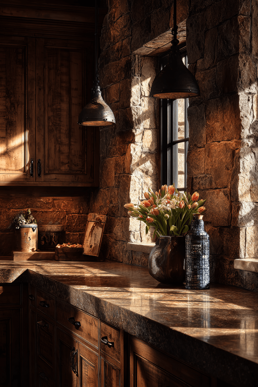 27 Gorgeous Stone Backsplash Kitchens That Feel High-End