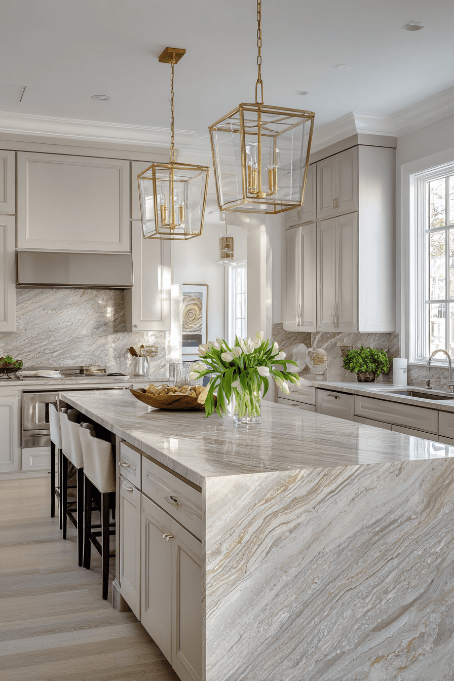 27 Gorgeous Stone Backsplash Kitchens That Feel High-End