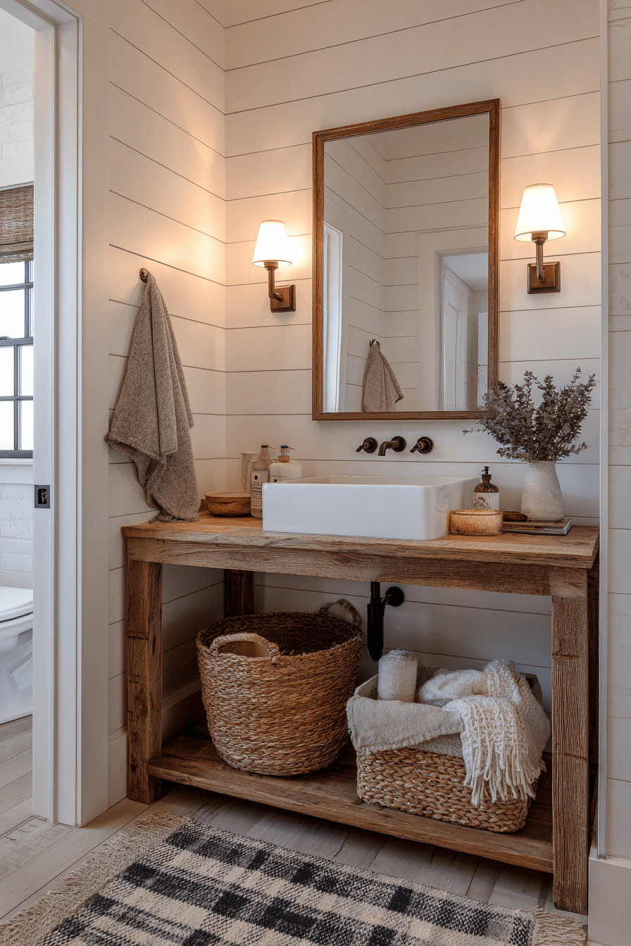 27 Rustic Bathroom Ideas That Feel Warm, Cozy, and Timeless