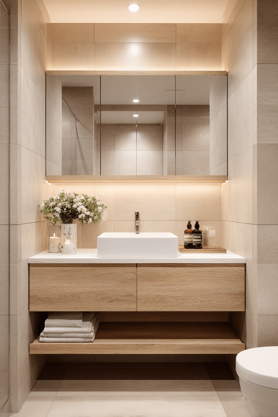 27 Minimalist Small Bathroom Ideas for a Clean and Clutter-Free Look