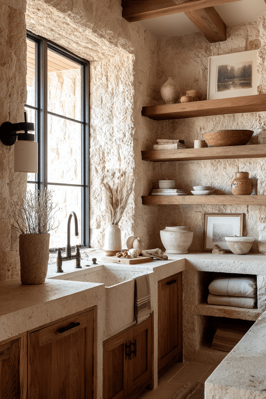 27 Gorgeous Stone Backsplash Kitchens That Feel High-End