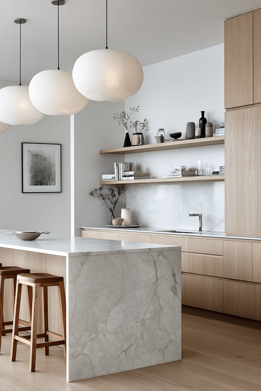 27 Gorgeous Stone Backsplash Kitchens That Feel High-End