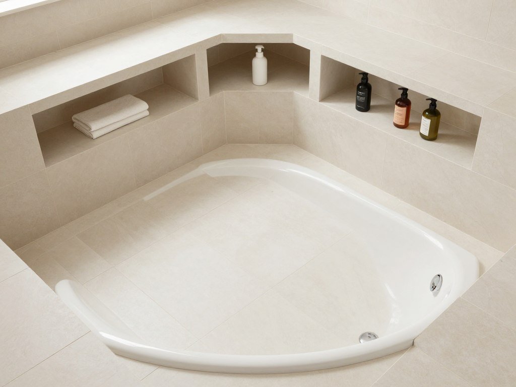 corner tub with tile deck storage corner tub with tile deck storage