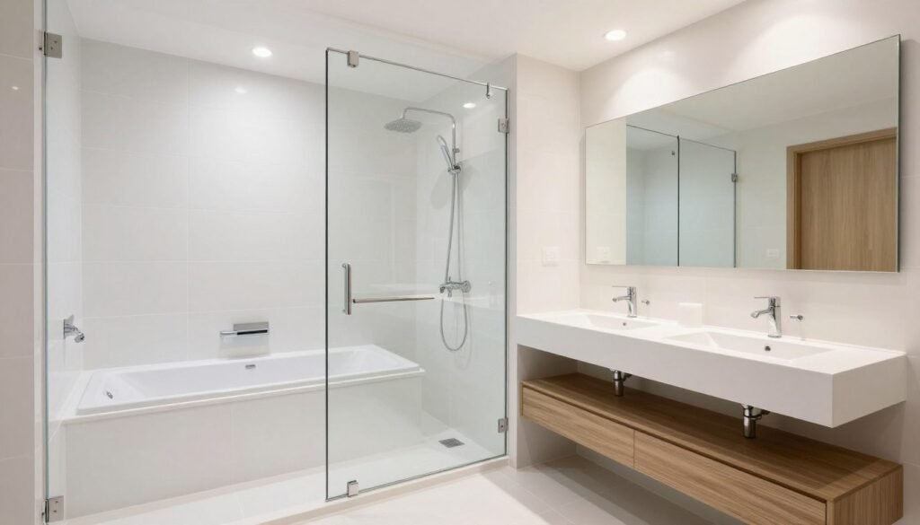 small bathroom with tub layout using space maximizing design tricks small bathroom with tub layout using space maximizing design tricks