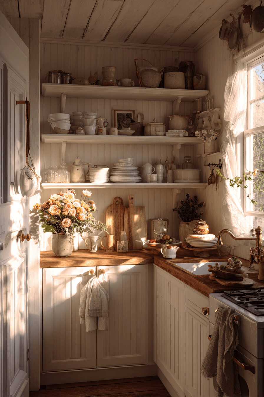 27 Tiny Cottage Kitchen Ideas for a Warm and Practical Space