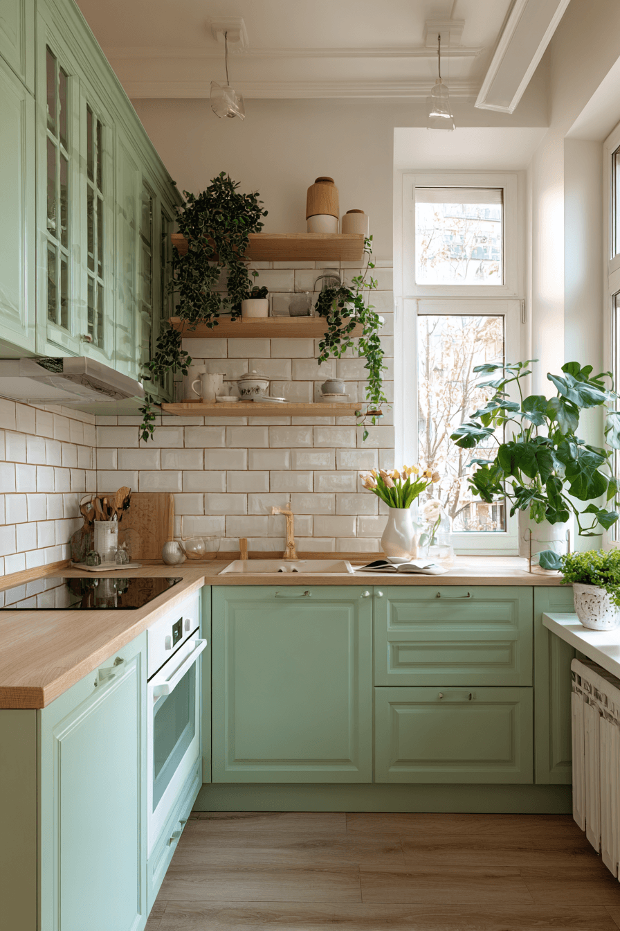 27 Mint Green Kitchen Cabinet Ideas for a Fresh Home
