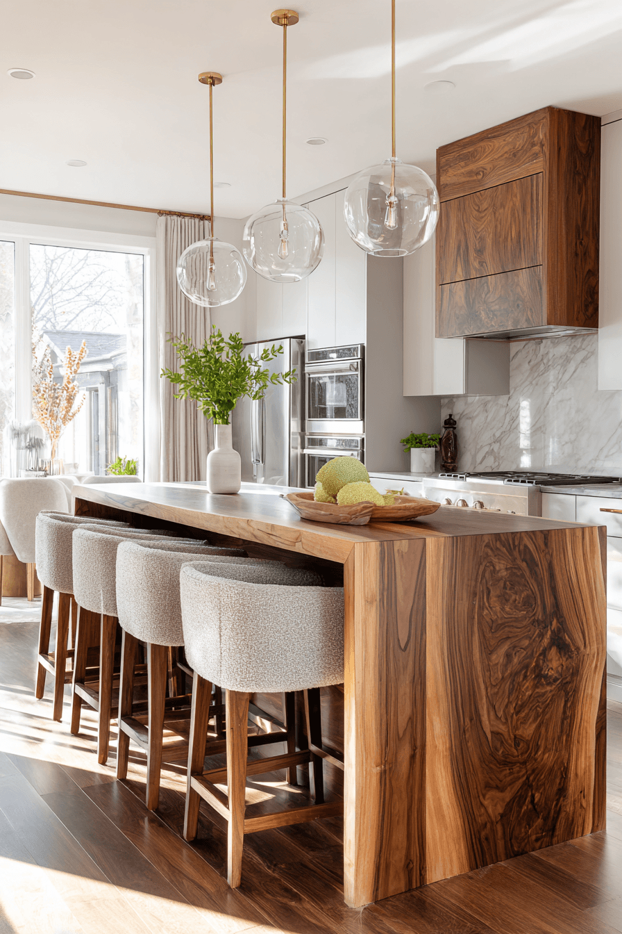 27 Walnut Kitchen Cabinet Ideas for a Warm and Timeless Look