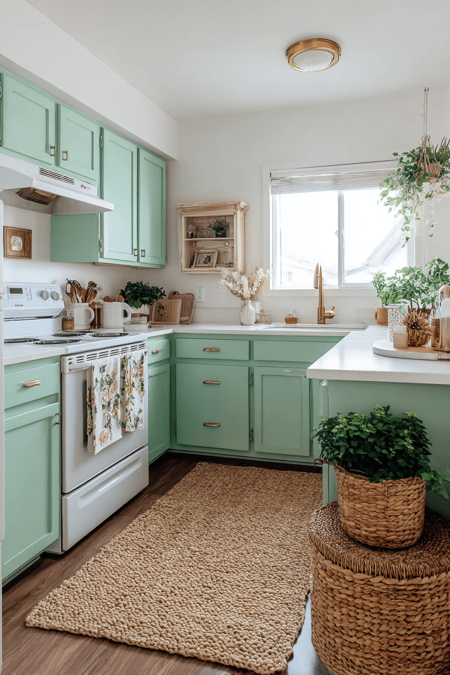 27 Mint Green Kitchen Cabinet Ideas for a Fresh Home