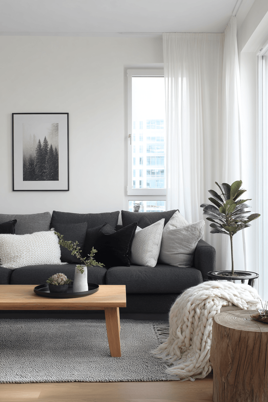 27 Dark Grey Couch Living Room Ideas for a Stylish and Cozy Space