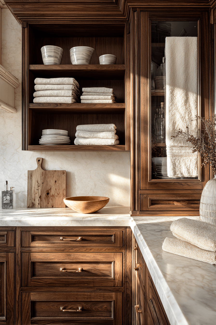 27 Walnut Kitchen Cabinet Ideas for a Warm and Timeless Look