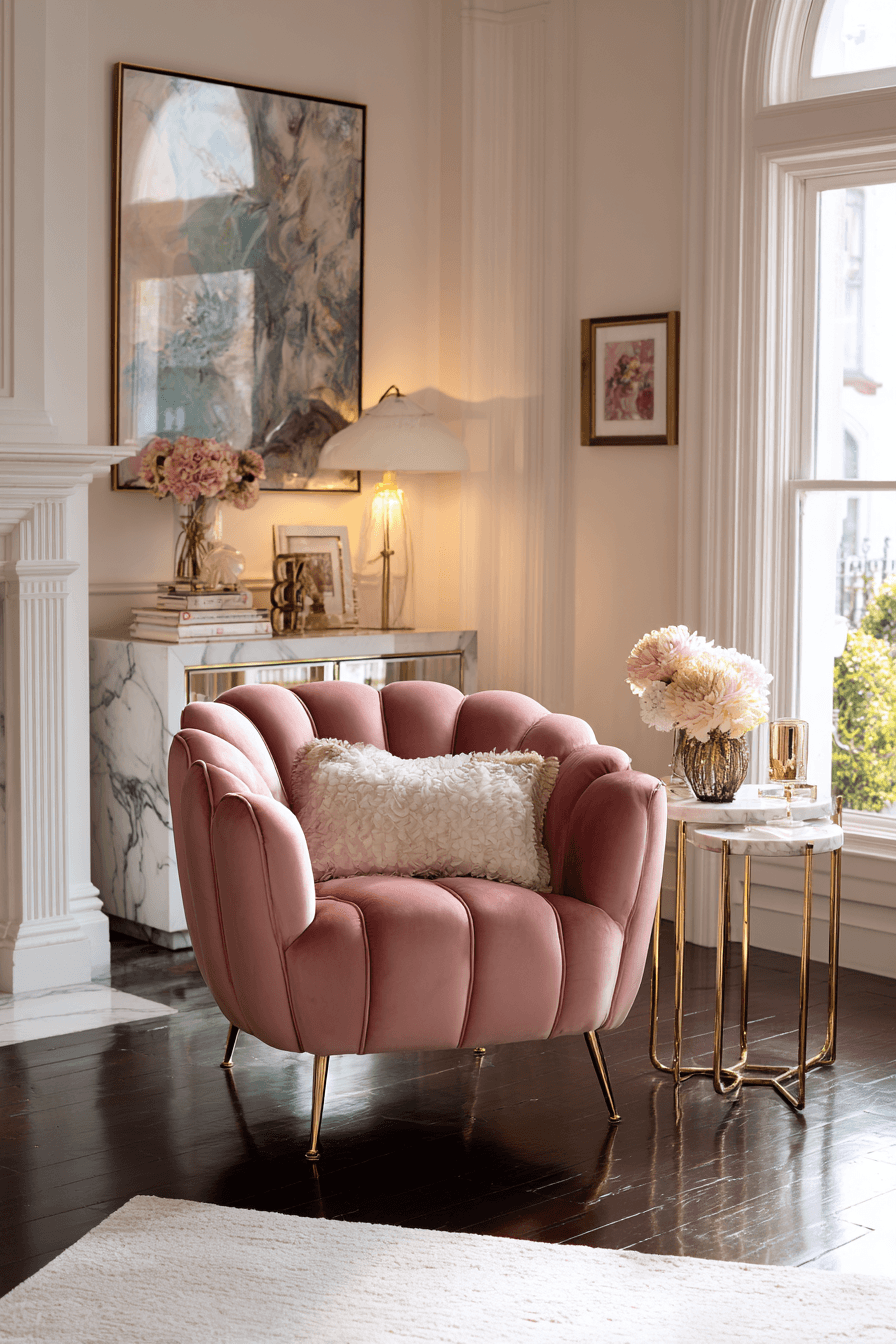 27 Pink Living Room Ideas for a Chic Cozy Space