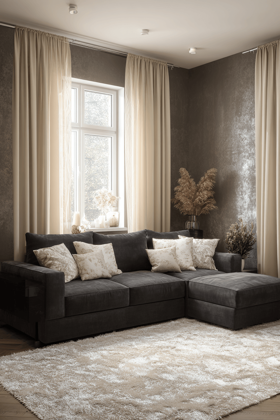 27 Dark Grey Couch Living Room Ideas for a Stylish and Cozy Space