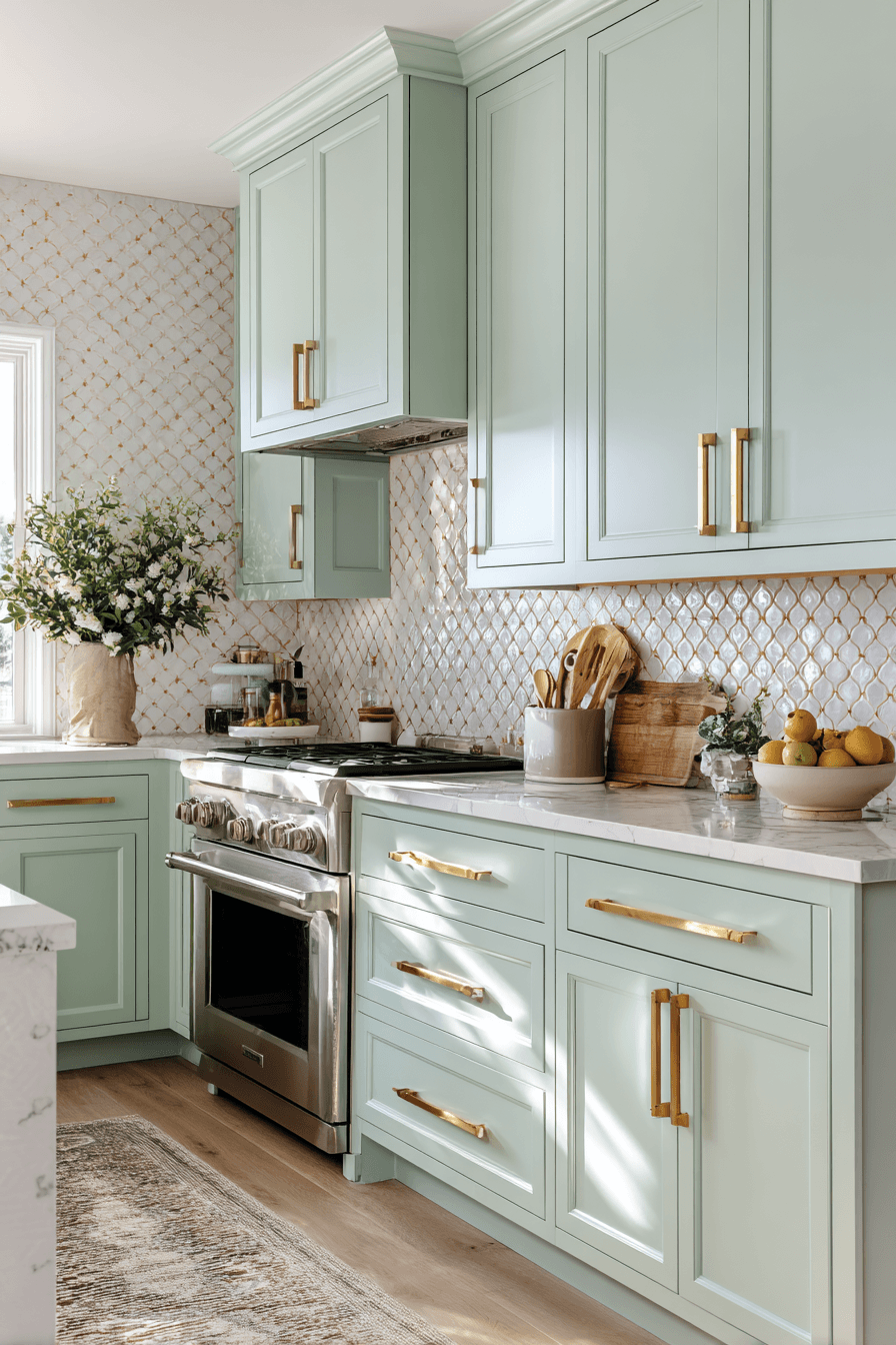 27 Mint Green Kitchen Cabinet Ideas for a Fresh Home