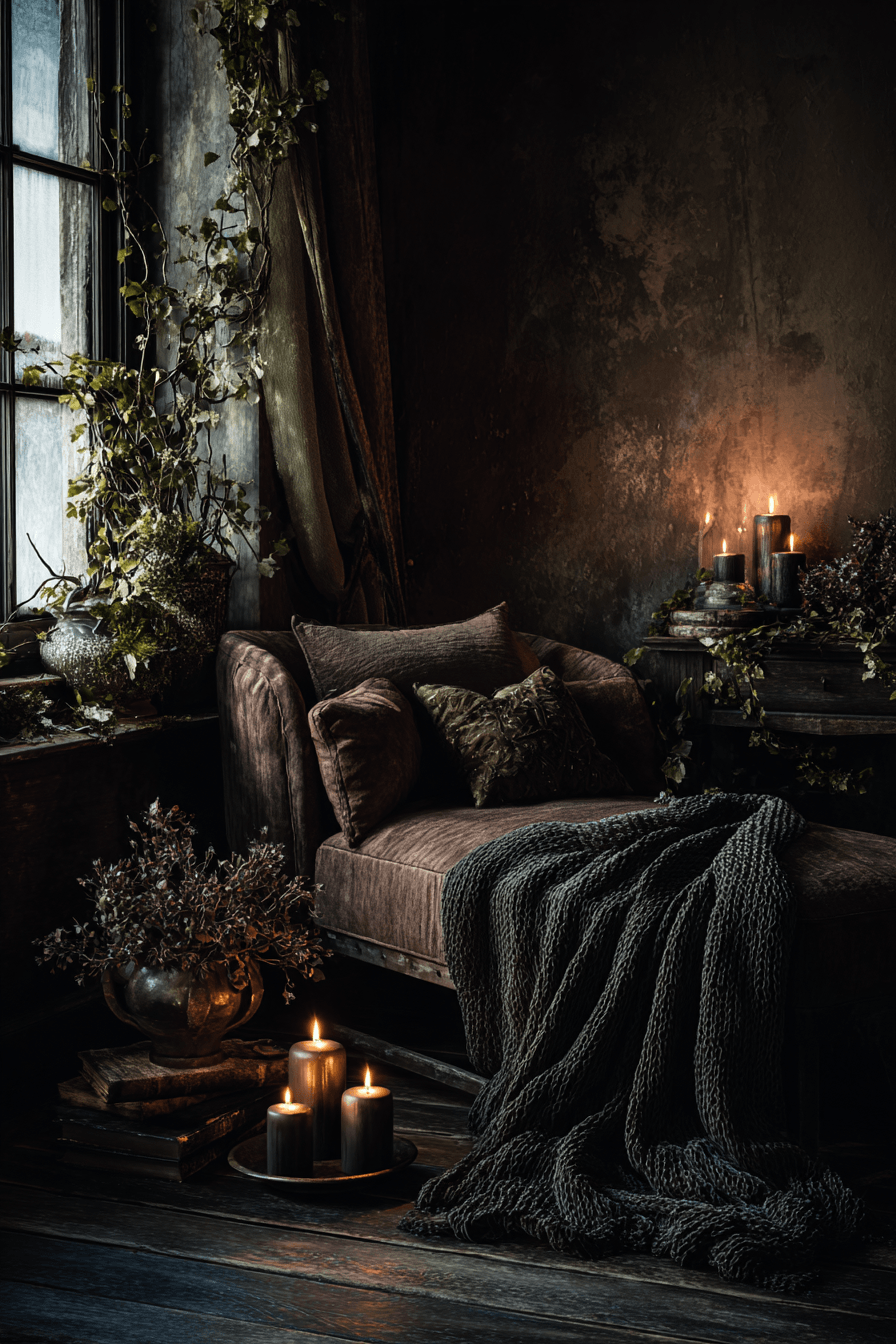 27 Dark Cottagecore Ideas for a Moody and Enchanting Home
