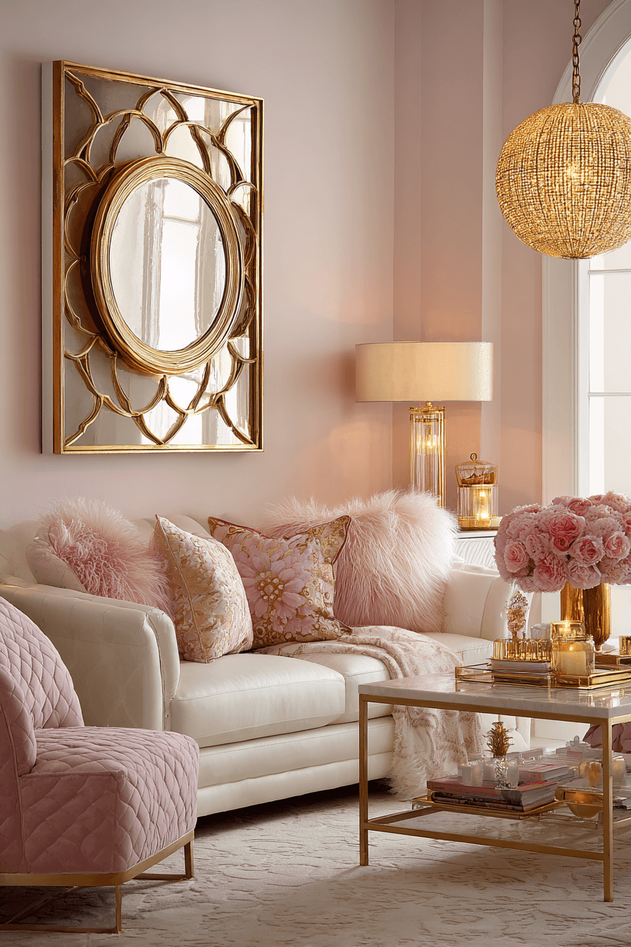 27 Pink Living Room Ideas for a Chic Cozy Space
