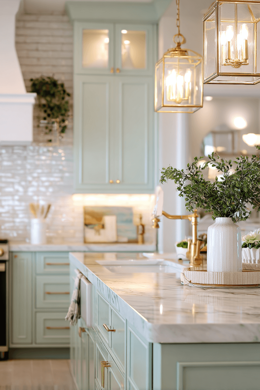 27 Mint Green Kitchen Cabinet Ideas for a Fresh Home