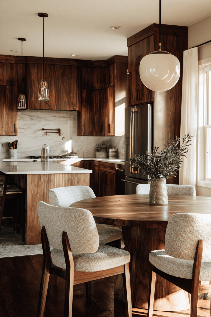 27 Walnut Kitchen Cabinet Ideas for a Warm and Timeless Look