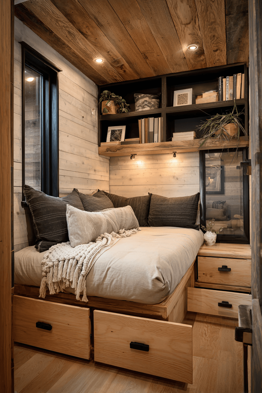 27 Tiny Cabin Interiors Ideas To Create A Warm And Inviting Retreat