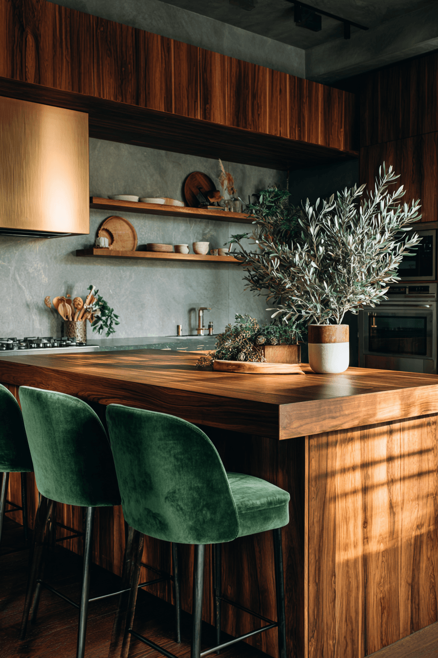 27 Walnut Kitchen Cabinet Ideas for a Warm and Timeless Look