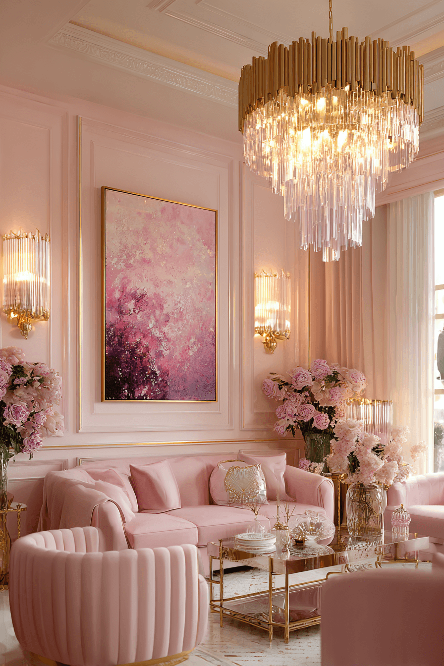 27 Pink Living Room Ideas for a Chic Cozy Space