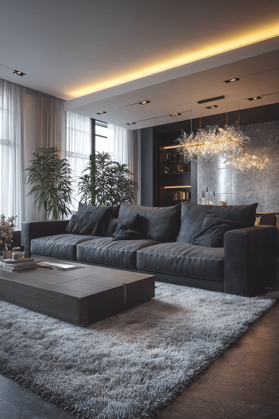 27 Dark Grey Couch Living Room Ideas for a Stylish and Cozy Space