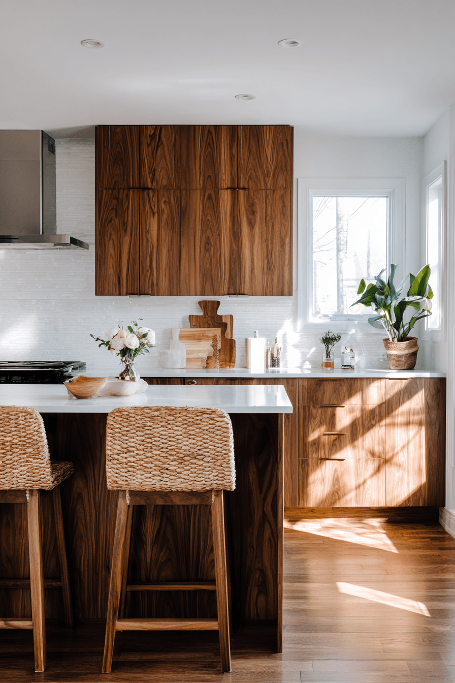 27 Walnut Kitchen Cabinet Ideas for a Warm and Timeless Look