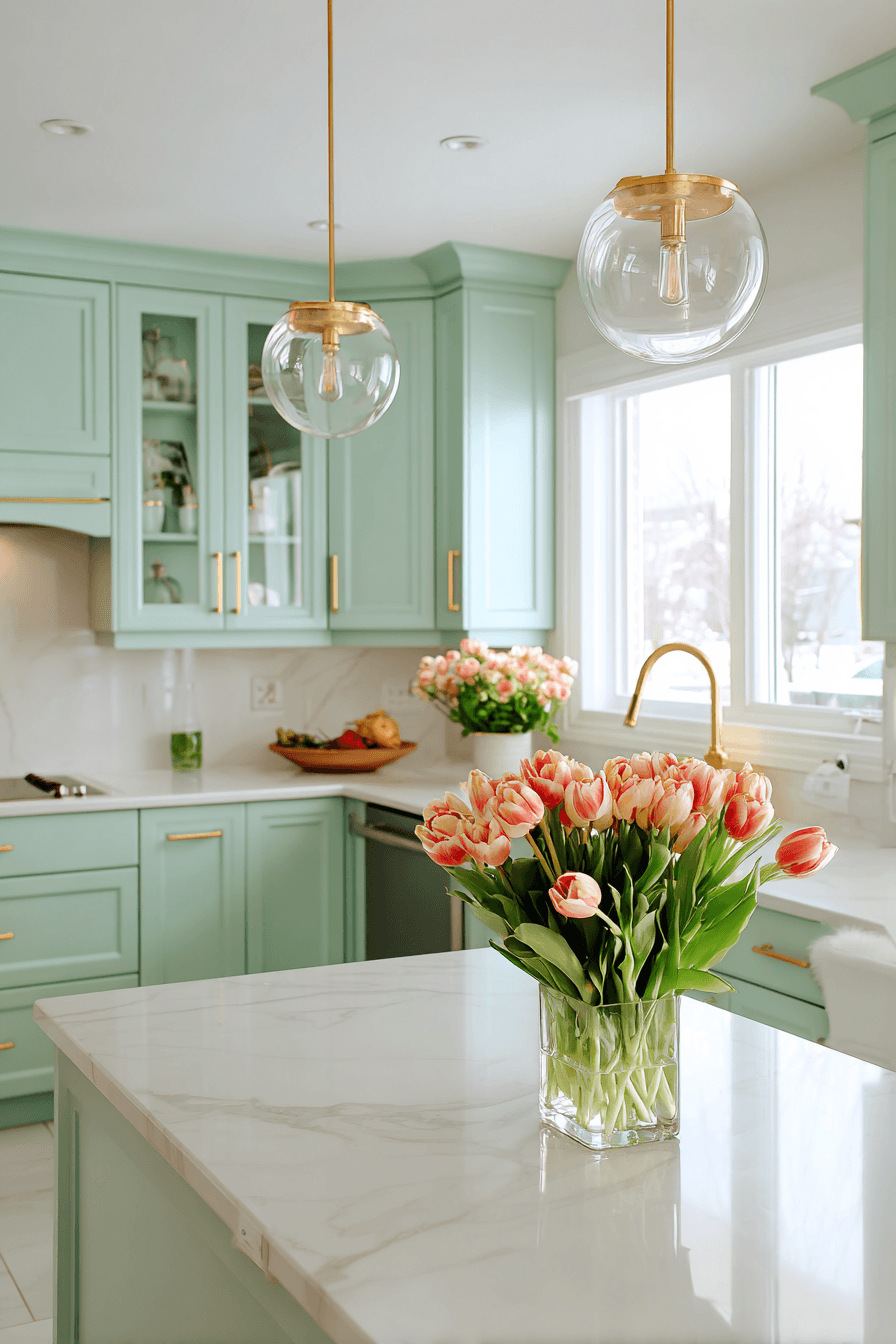 27 Mint Green Kitchen Cabinet Ideas for a Fresh Home