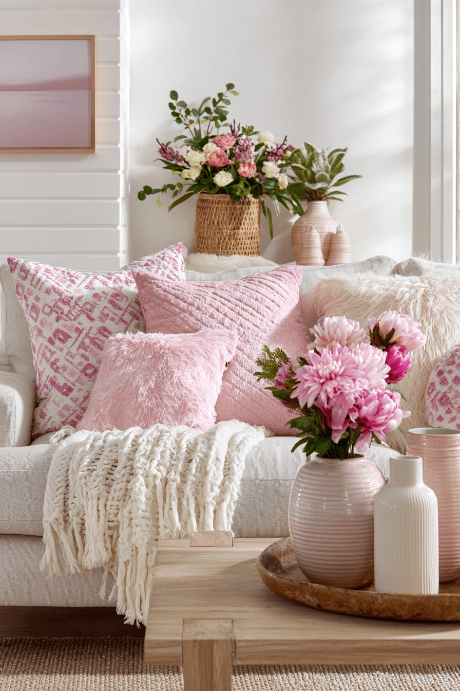 27 Pink Living Room Ideas for a Chic Cozy Space