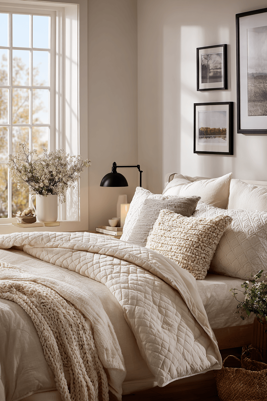 27 Black and Cream Bedroom Ideas to Create a Cozy Modern Look