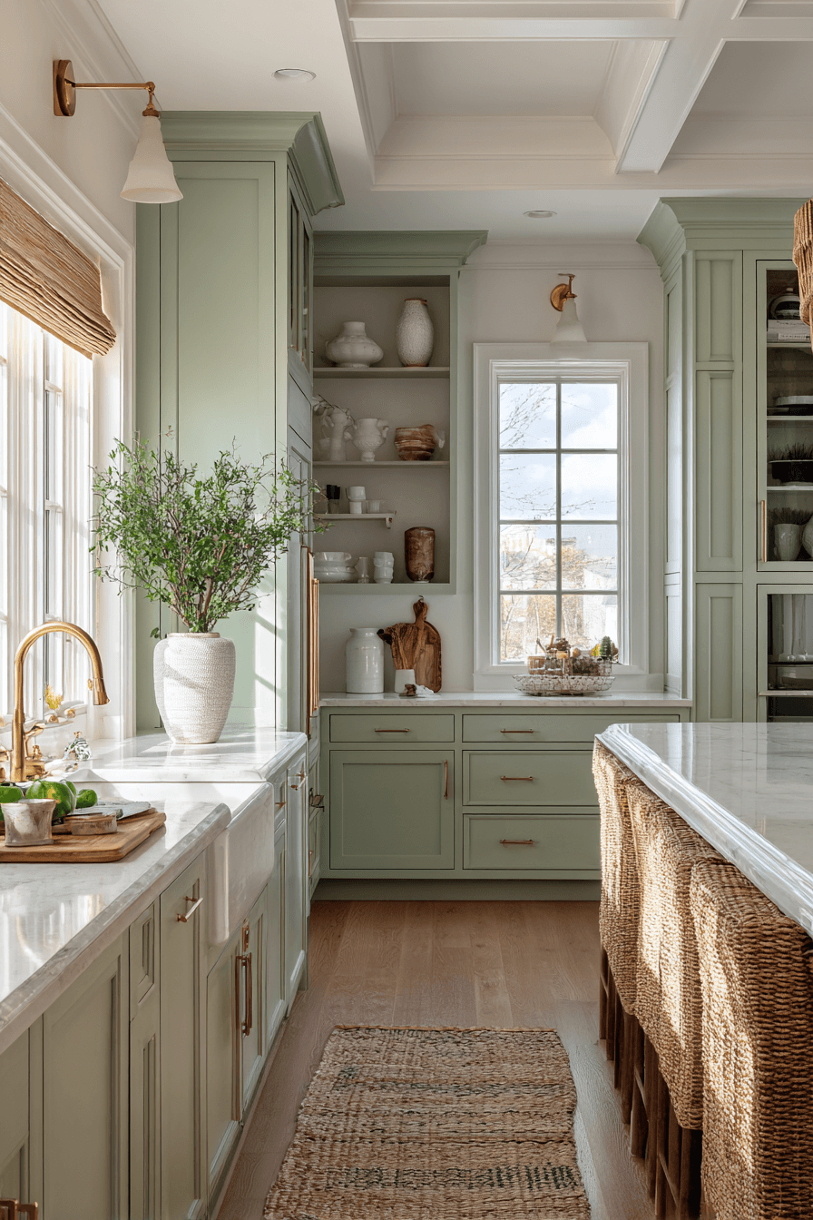 27 Mint Green Kitchen Cabinet Ideas for a Fresh Home