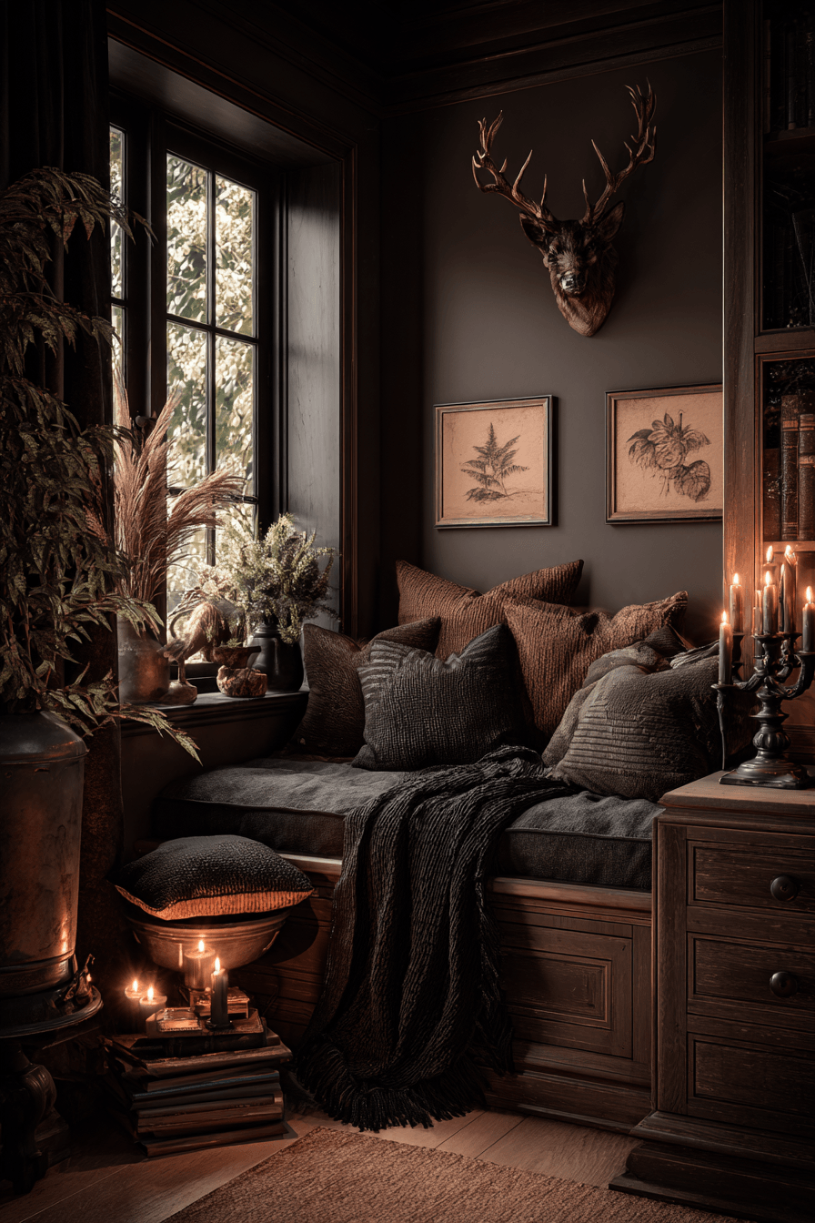 27 Dark Cottagecore Ideas for a Moody and Enchanting Home