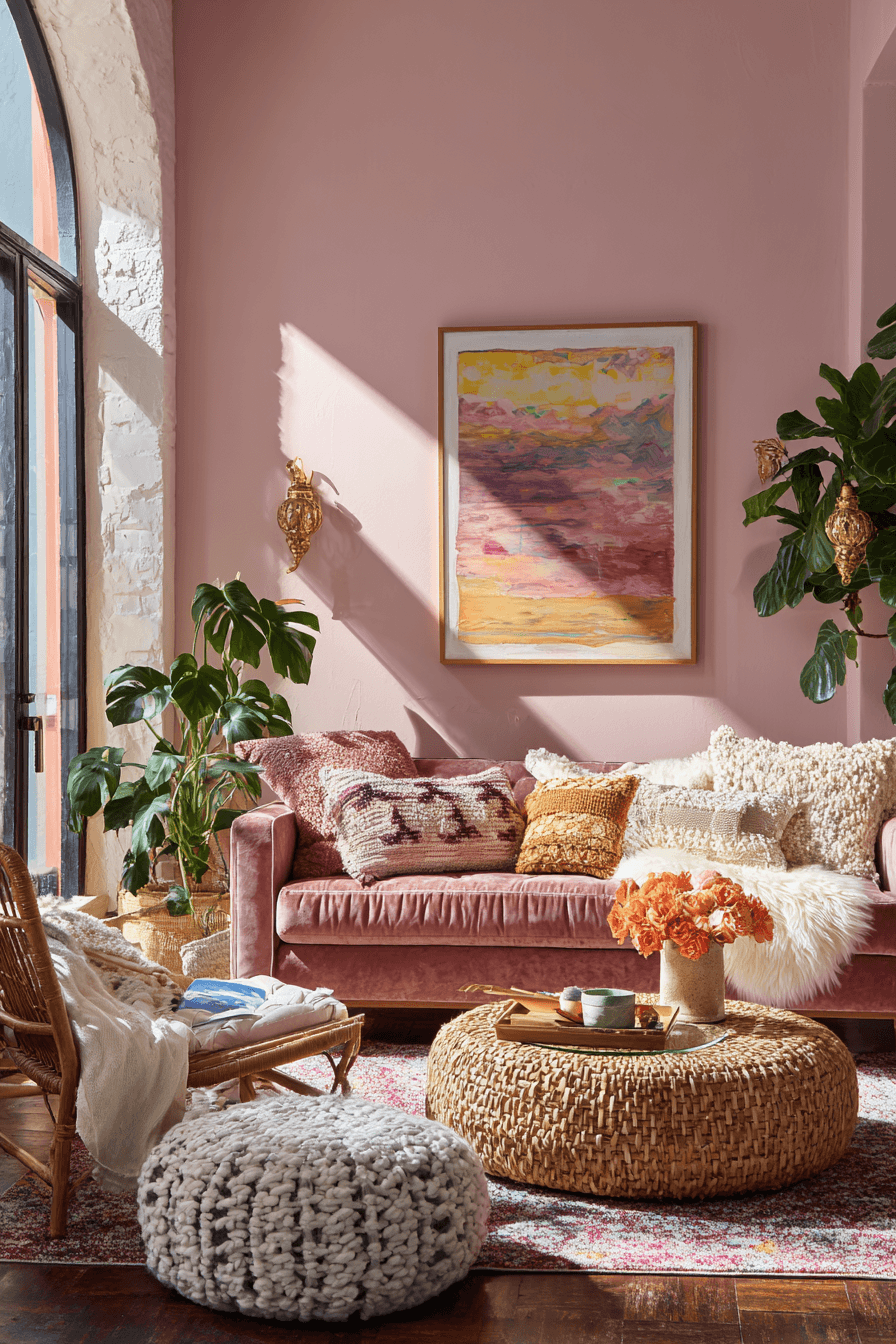 27 Pink Living Room Ideas for a Chic Cozy Space