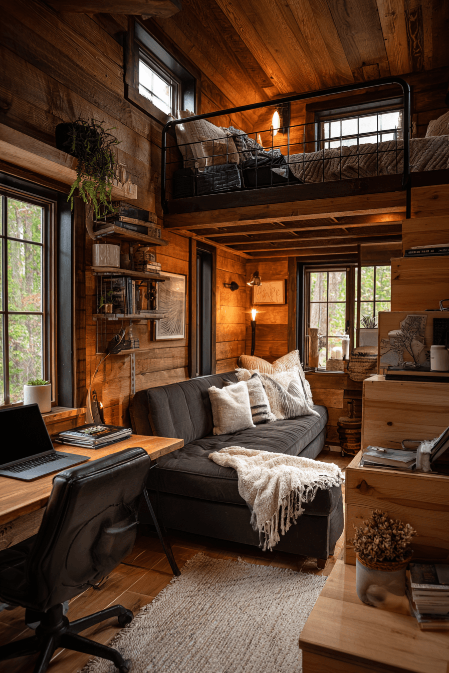 27 Tiny Cabin Interiors Ideas To Create A Warm And Inviting Retreat