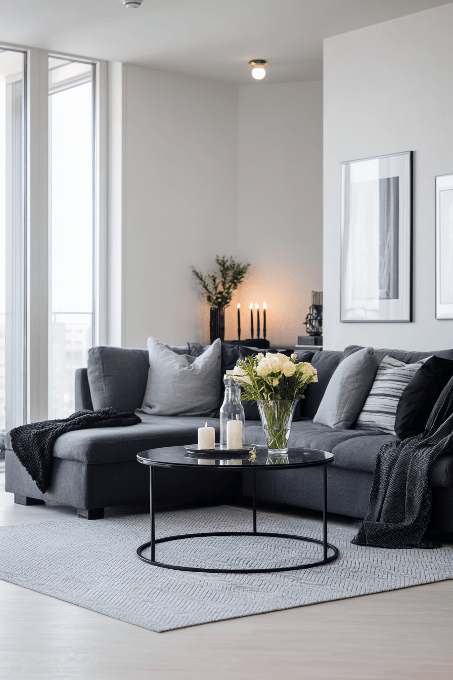 27 Dark Grey Couch Living Room Ideas for a Stylish and Cozy Space