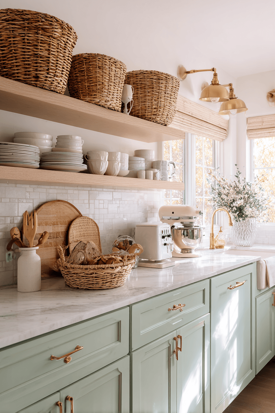 27 Mint Green Kitchen Cabinet Ideas for a Fresh Home