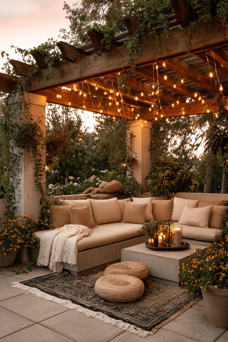 27 Pergola Ideas With Roof Designs for a Stylish Outdoor Space