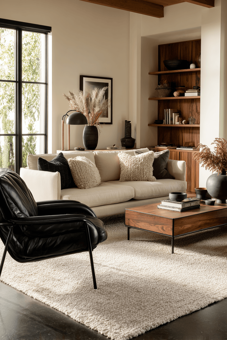 27 Beige and Black Living Room Ideas for a Cozy and Elegant Home