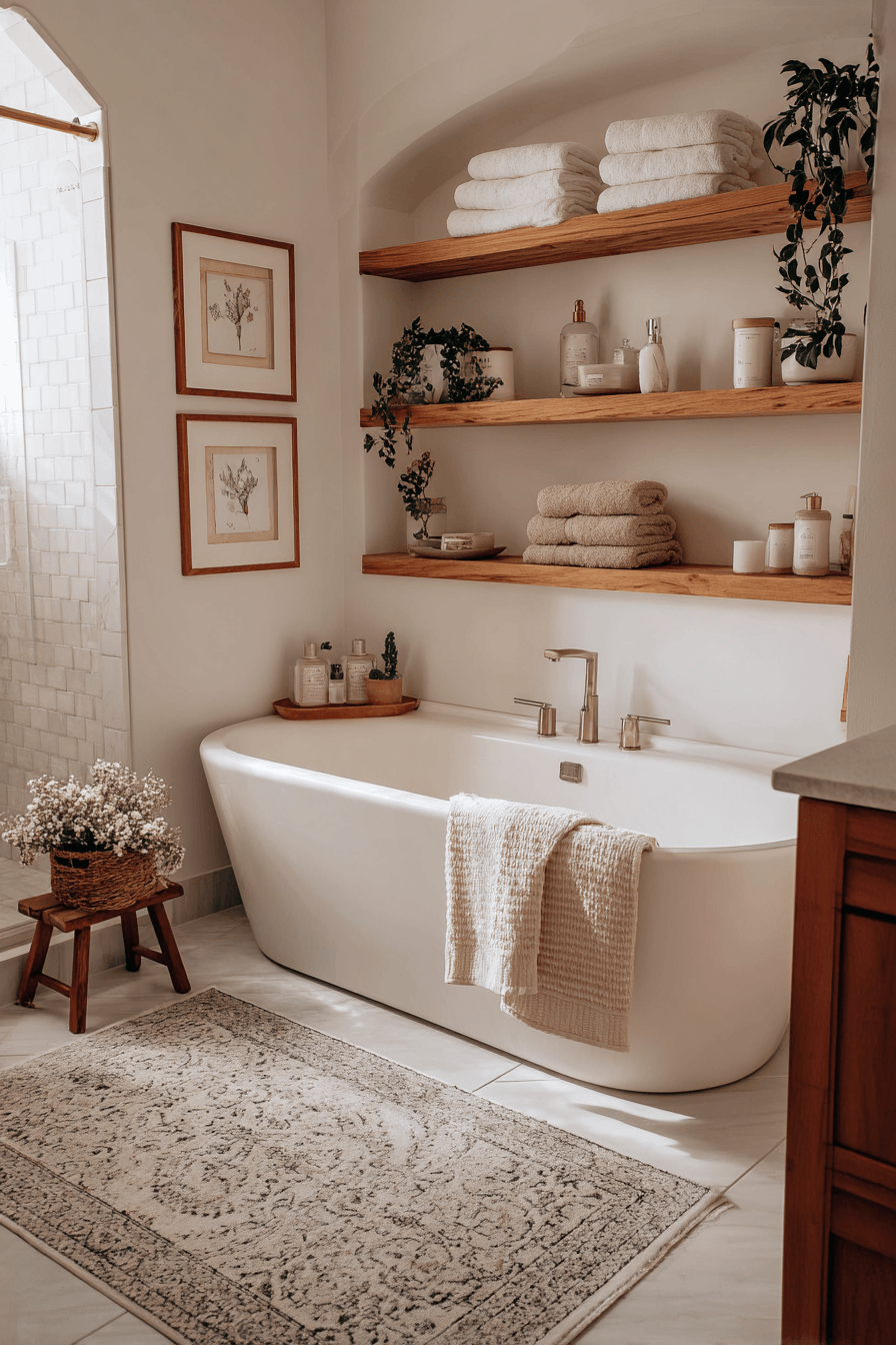 27 Small Bathroom Ideas With Tub That Feel Bright and Spacious