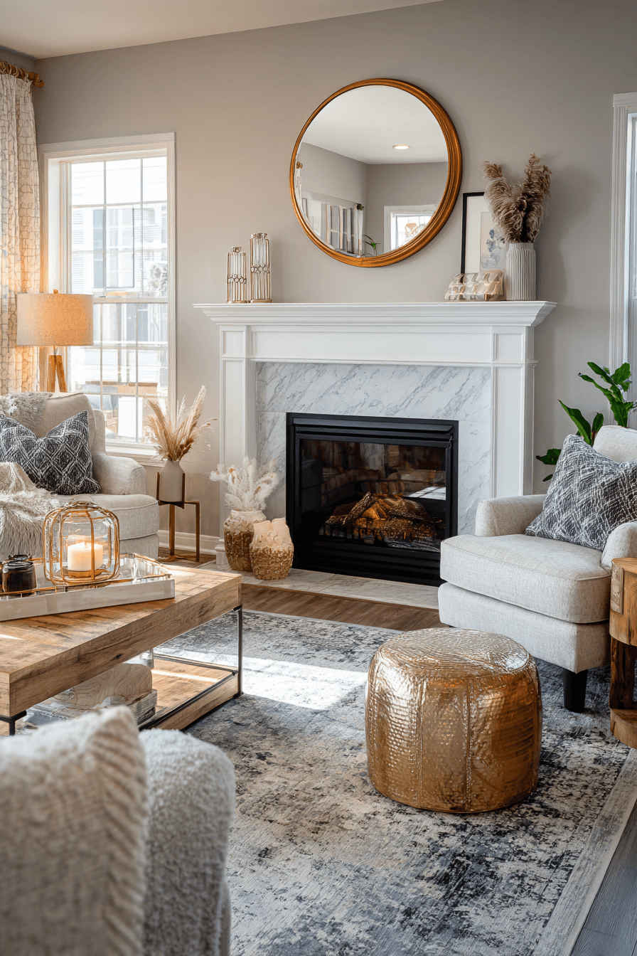 27 Rustic Living Room With Fireplace Ideas for a Cozy Retreat