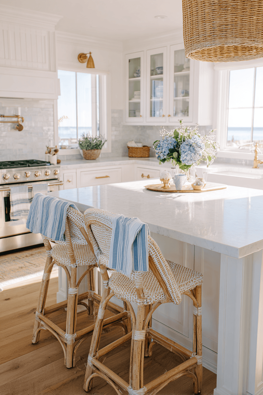 27 Cozy Small Kitchens With Islands That Look Surprisingly Spacious